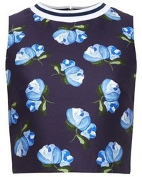 Mother of Pearl Morley Floral Print Cropped Top