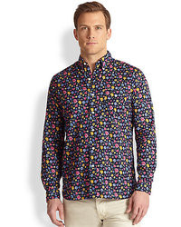 Polo Ralph Lauren Floral Print Bleecker Pocket Sportshirt, $125 | Saks  Fifth Avenue | Lookastic