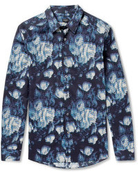 Paul Smith Ps By Floral Print Cotton Shirt