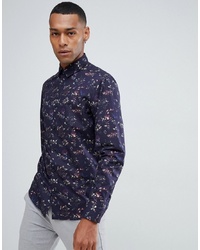 Selected Homme Smart Shirt In Slim Fit All Over Floral Print