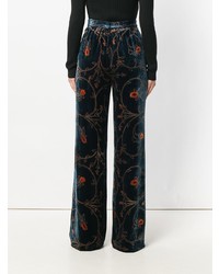 Etro Floral Flared Trousers