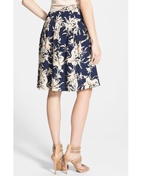 Astr Pleated Floral Skirt