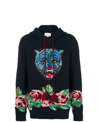 Gucci Angry Cat Knitted Hoodie