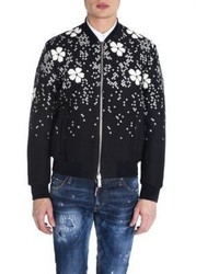 DSQUARED2 Two Way Zippered Floral Jacket