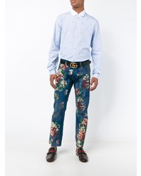 Gucci Floral Painted Jeans