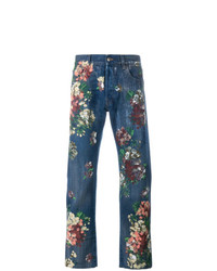 Gucci Floral Painted Jeans
