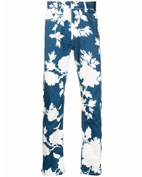 Erdem Floral Print Straight Jeans
