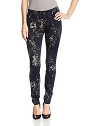 7 For All Mankind Skinny Jean In Mystic Floral Print