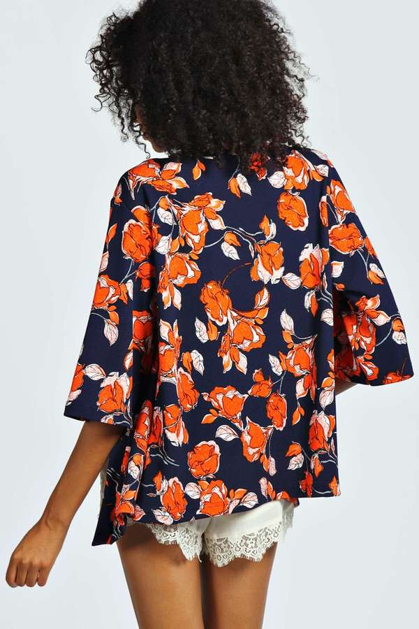 boohoo floral tops