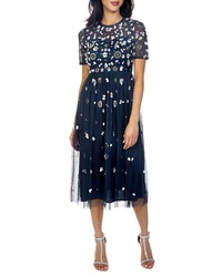 Lace & Beads Baby Sequin Midi Dress