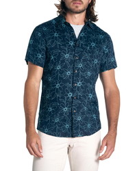 Rodd & Gunn Helensbrook Regular Fit Floral Linen Short Sleeve Button Up Shirt