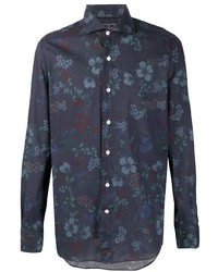 Orian Floral Print Cotton Shirt