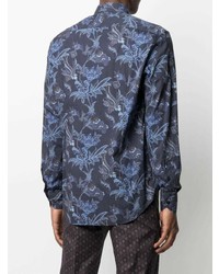 Etro Floral Print Slim Fit Shirt