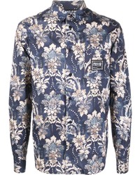 VERSACE JEANS COUTURE Graphic Print Long Sleeve Shirt