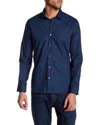 Jeff Albany Floral Long Sleeve Tailored Fit Shirt