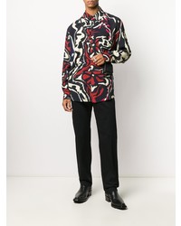 Our Legacy Psychedelic Flower Long Sleeved Shirt