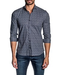 Jared Lang Regular Fit Dice Button Up Shirt