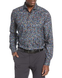 Emanuel Berg Regular Fit Floral Button Up Shirt