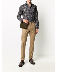 Paul Smith Scattered Floral Print Slim Fit Shirt