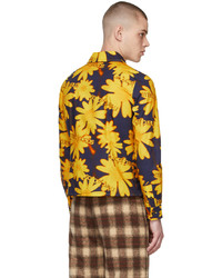 Marc Jacobs Yellow Laser Floral Shirt