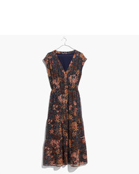 Madewell Dawnlight Maxi Dress In Sea Floral