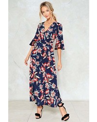 Nasty Gal Dont Let The Sun Catch You Crying Floral Dress