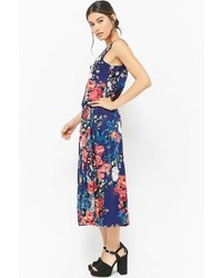 Forever 21 Floral Paisley Layered Maxi Dress