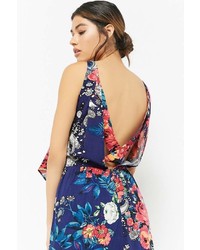 Forever 21 Floral Paisley Layered Maxi Dress