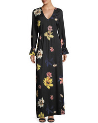 Rachel Pally Jamie Long Sleeve Floral Print Maxi Dress