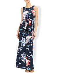 Monsoon Maggie Tie Front Maxi Dress