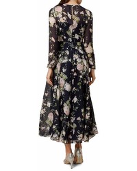 Hobbs London Rosabelle Floral Print Silk Maxi Dress