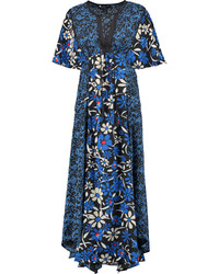W118 By Walter Baker Elie Floral Print Crepe Maxi Dress
