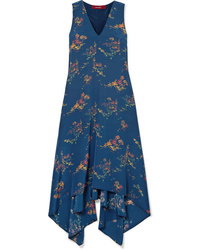 Sies Marjan Asymmetric Printed Midi Dress