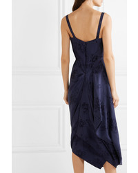 Vivienne Westwood Draped Jacquard Midi Dress