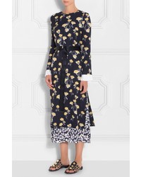 Mother of Pearl Eleanor Floral Double Layer Dress