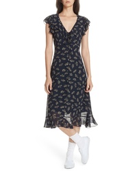 Polo Ralph Lauren Ruffled Floral Midi Dress
