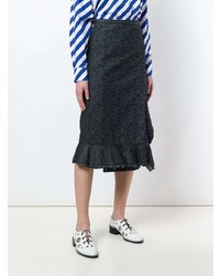 Comme Des Garçons Vintage Wrap Denim Printed Skirt