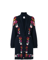 Barrie Floral Intarsia Cardigan