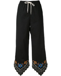 See by Chloe See By Chlo Floral Trim Drawstring Trousers
