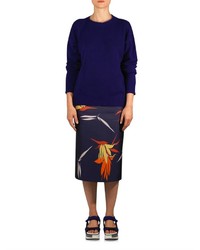 Marni Floral Jacquard Pencil Skirt