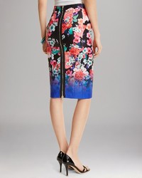 Nanette Lepore Skirt Wipeout Floral