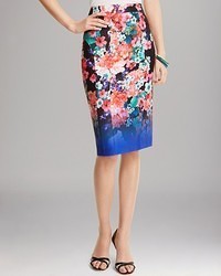 Nanette Lepore Skirt Wipeout Floral