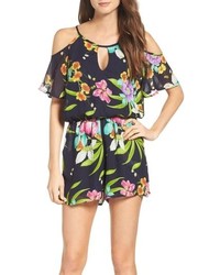 Fraiche by J Cold Shoulder Romper Ready For The Summer Season This Floral Print Romper Is Ready For The Summer Season This Floral Print Romper Is Ready For The Summer Season This Floral Print Romper Is Ready For The Summer Season This Floral Print Romper Is Ready For