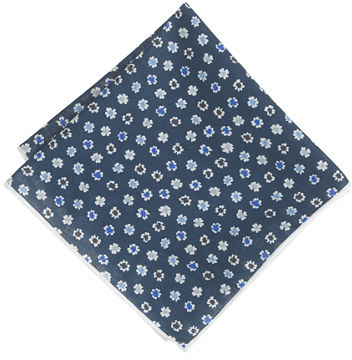 J.Crew Italian Cotton Pocket Square In Ink Dot Floral | Where to buy ...