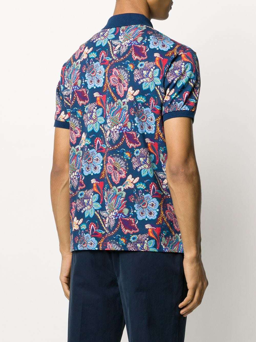 Etro Floral Print Polo Shirt, $259 | farfetch.com | Lookastic