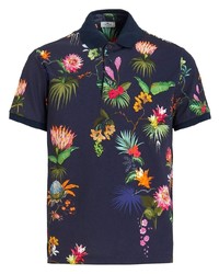 Etro Floral Print Short Sleeved Polo Shirt