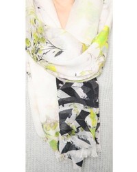 Twelfth St. By Cynthia Vincent Floral Border Scarf