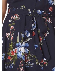 Billie Blossom Curve Navy Floral Dress