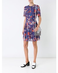 MSGM Leaf Print Lace Dress