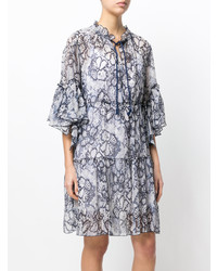 See by Chloe See By Chlo Tie Neck Ruffle Dress